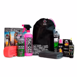 Kit de Nettoyage Vélo - MUC OFF - Transportable - Anti Crevaison - Multicolore