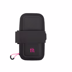 Muc-Off Saddle Pack, Selle, Sac à dos pour vélo, Polyéthylène, Polyuréthane, Noir, Rose, 0,7 L, 160 mm