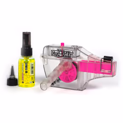 Muc-Off X-3 Dirty Chain Machine, Outils de bicyclette, Outil nettoyeur de chaîne de vélo, Rose, Transparent, 1 pièce(s)