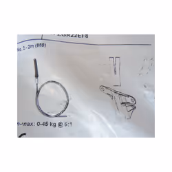Câble de suspension 2m Trapèze embout fileté M8 (EF8) TPZGR N2 autobloquant charge 0-45kg Gripple TPZGR22EF8 Système de suspe ...