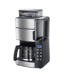 Russell Hobbs Grind and Brew Glass Carafe Entièrement automatique Machine à café 2-en-1 1,25 L