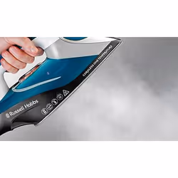 Russell Hobbs Cordless One Temperature Fer à vapeur Semelle en céramique 2600 W Noir, Bleu, Blanc - Vue supplémentaire 4