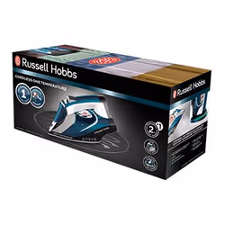 Russell Hobbs Cordless One Temperature Fer à vapeur Semelle en céramique 2600 W Noir, Bleu, Blanc - Vue supplémentaire 8