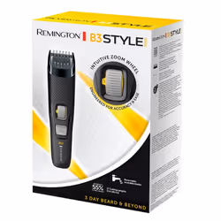 Remington MB3000 tondeuse à barbe Batterie 17 1,8 cm Noir, Gris