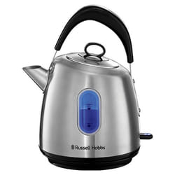 Russell Hobbs Stylevia bouilloire 1,5 L 2200 W Noir, Acier inoxydable