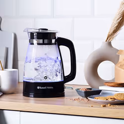 Russell Hobbs 26080-70 bouilloire 1,7 L 2400 W Noir, Transparent