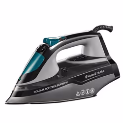 Russell Hobbs 25400-56, Fer à vapeur, Semelle en céramique, 3 m, 180 g/min, Noir, Vert, Gris, 50 g/min
