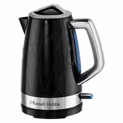 Russell Hobbs 28081-70, 1,7 L, 2400 W, Noir, Acier inoxydable, Plastique, Indicateur de niveau d'eau, Arrêt de sécurité en ca ...