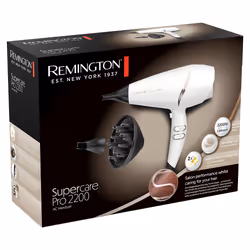 Remington Supercare Pro 2200 AC sèche-cheveux 2200 W Noir, Blanc - Vue supplémentaire 4