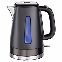 Russell Hobbs 26140-70, 1,7 L, 2400 W, Noir, Acier inoxydable, Indicateur de niveau d'eau, Arrêt de sécurité en cas de surcha ...