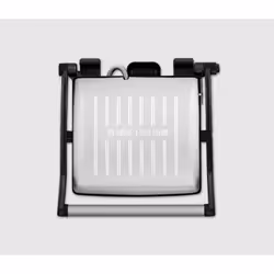George Foreman 26250-56, Acier inoxydable, Carré, Grille, 504 cm², 2 zone(s), 180°