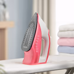 Russell Hobbs 26461-56 fer à repasser Fer à vapeur Semelle en céramique 2600 W Rose, Blanc