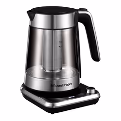 Russell Hobbs 26200-70, 1,7 L, Acier satin, Thermostat réglable, Indicateur de niveau d'eau, Sans fil