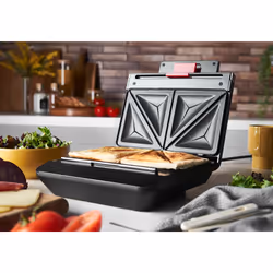 Russell Hobbs Easy Clean gaufrier et appareil à croque-monsieur 750 W Noir, Acier inoxydable - Vue supplémentaire 10