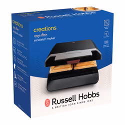 Russell Hobbs Easy Clean gaufrier et appareil à croque-monsieur 750 W Noir, Acier inoxydable - Vue supplémentaire 11