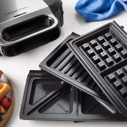 Russell Hobbs 26810-56 gaufrier et appareil à croque-monsieur 750 W Noir, Acier inoxydable - Vue supplémentaire 12