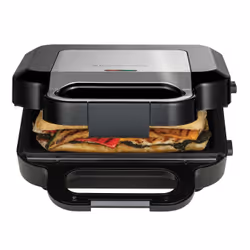 Russell Hobbs 26810-56 gaufrier et appareil à croque-monsieur 750 W Noir, Acier inoxydable