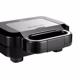 Russell Hobbs 26810-56 gaufrier et appareil à croque-monsieur 750 W Noir, Acier inoxydable