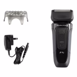 Remington F4002 rasoir pour homme Rasoir rotatif Tondeuse Noir, Bleu