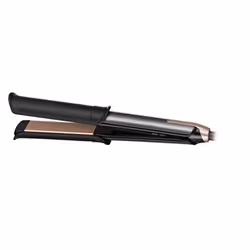 Remington S6077, Fer à friser, À chaleur, 150 °C, 230 °C, 20 s, Bronze, Gris