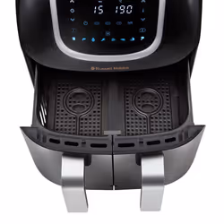 Russell Hobbs SatisFry Air Dual Basket Double 8,5 L Autonome 1800 W Friteuse d’air chaud Noir, Acier inoxydable