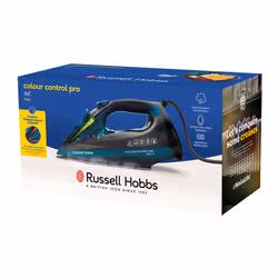Russell Hobbs 27280-56 fer à repasser Fer à vapeur Semelle en céramique 2400 W Noir, Bleu - Vue supplémentaire 7