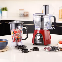 Russell Hobbs 27110-56 robot de cuisine 600 W 2,3 L Noir, Rouge, Transparent - Vue supplémentaire 7