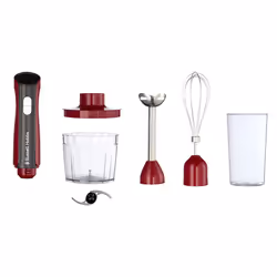 Russell Hobbs 27140-56, Mixeur portable, 1 L, 500 W, Noir, Rouge, Transparent