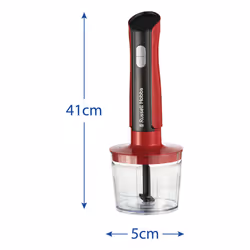 Russell Hobbs 27140-56 blender 1 L Mixeur portable 500 W Noir, Rouge, Transparent - Vue supplémentaire 5