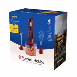 Russell Hobbs 27140-56 blender 1 L Mixeur portable 500 W Noir, Rouge, Transparent - Vue supplémentaire 6