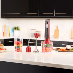 Russell Hobbs 27140-56 blender 1 L Mixeur portable 500 W Noir, Rouge, Transparent - Vue supplémentaire 7