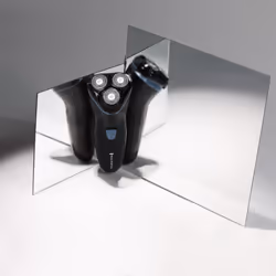 Remington R1000 Rasoir rotatif Tondeuse Noir, Bleu - Vue supplémentaire 4