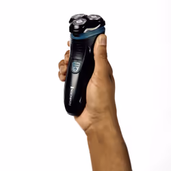 Remington R1000 Rasoir rotatif Tondeuse Noir, Bleu - Vue supplémentaire 5