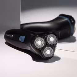 Remington R1000 Rasoir rotatif Tondeuse Noir, Bleu - Vue supplémentaire 6