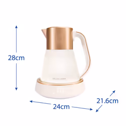 Russell Hobbs 27450-70 bouilloire 1,7 L 2400 W Or, Blanc