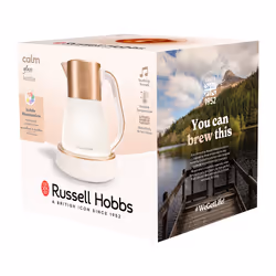 Russell Hobbs 27450-70 bouilloire 1,7 L 2400 W Or, Blanc