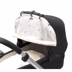 Dooky 1026601 couvre-jambe de poussette pour bébé Housse de protection solaire Coton Blanc - Vue supplémentaire 2