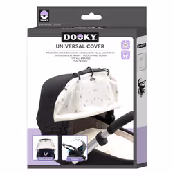 Dooky 1026601 couvre-jambe de poussette pour bébé Housse de protection solaire Coton Blanc - Vue supplémentaire 7