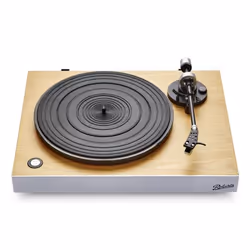 Roberts Radio 131124 platine Tourne-disque à entraînement direct Noir, Blanc, Bois