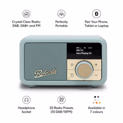 Roberts Radio Revival Petite 2 Portable Numérique Vert - Vue supplémentaire 4