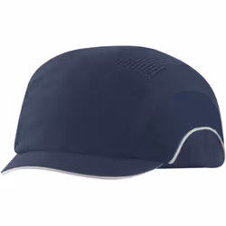 Casquette de sécurité Hardcap A1+ micro visière - 2.5cm Bleu marine