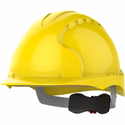 Casque de sécurité crémaillère non-ventilé EVO3 Jaune