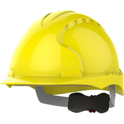 Casque de sécurité crémaillère non-ventilé EVO3 Jaune