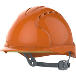 Casque de travail glissière ventilé EVO2 Comfort Plus Orange