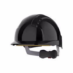 Casque de sécurité Evolite aéré ventilé Noir JSP Le casque EVOLite est un produit révolutionnaire qui permet aux responsables ...