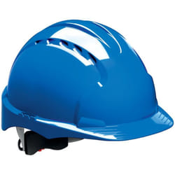 JSP - Casque de chantier EVO3 réglage a vis en 397, bleu
