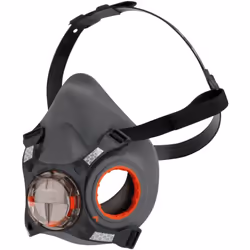 Le demi-masque à double cartouche Force®8 avec valve Typhoon™ la valve offre une faible résistance respiratoire supérieure et ...