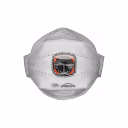 Le masque jetable pliable SpringFit™ permet un ajustement sûr et inégalé grâce à l'utilisation d'une structure d'endosquelett ...