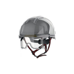 Casque d'escalade industriel evo® VISTAlens® Dualswitch™ blanc/ABS fumé