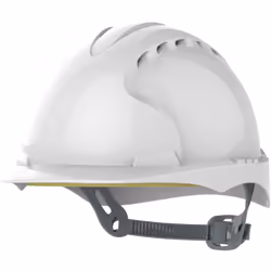 Casque de travail glissière ventilé EVO2 Comfort Plus Blanc